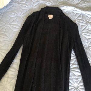 Black cardigan